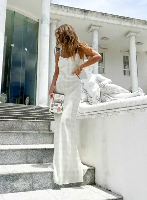 Boho chic Karamu Maxi Dress Cream