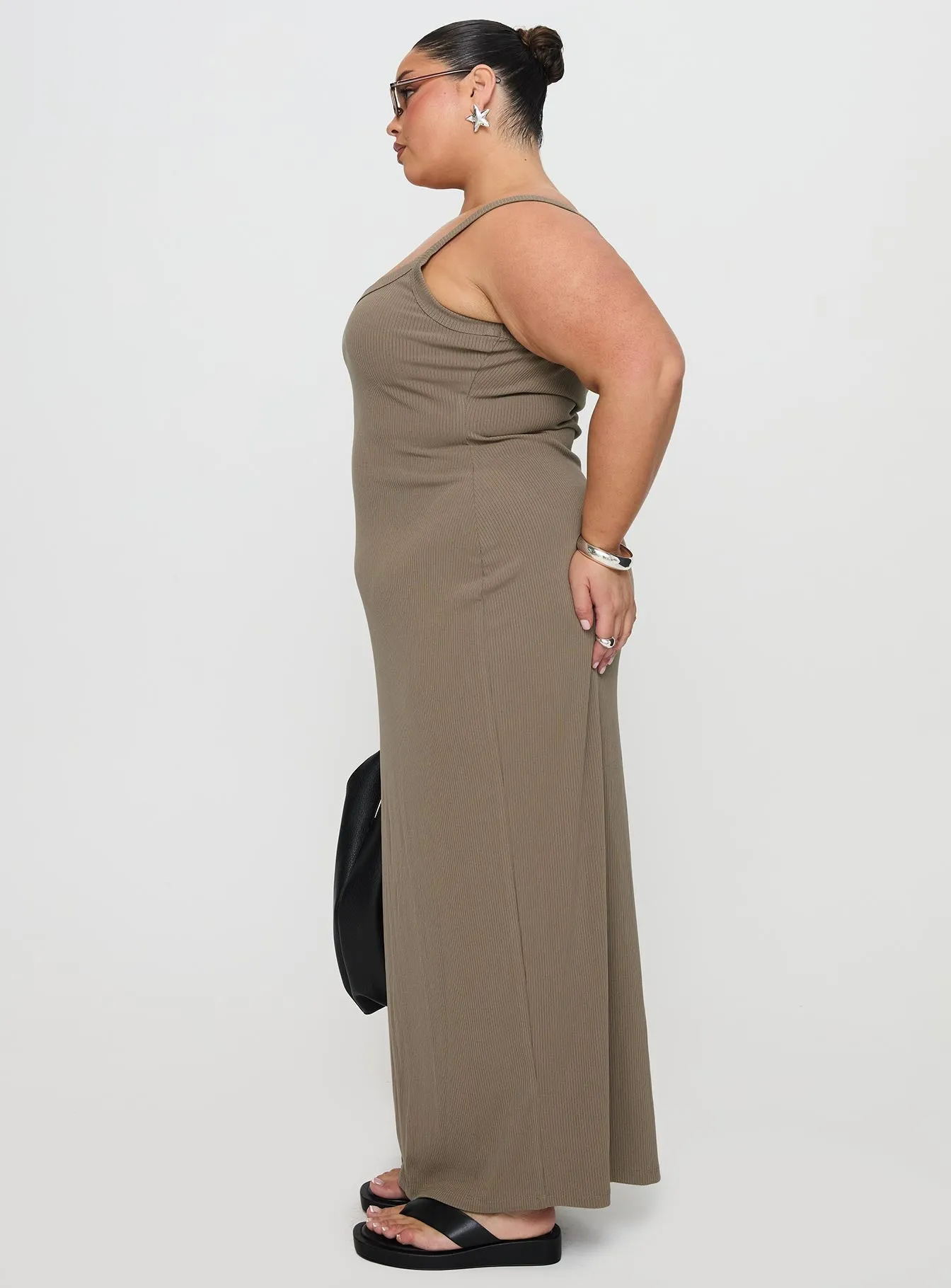 Cotton Glow Montwood Maxi Dress Sage Curve