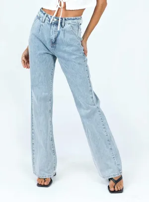 Simple Wear Outfit Mix Tessa Straight Jeans Denim