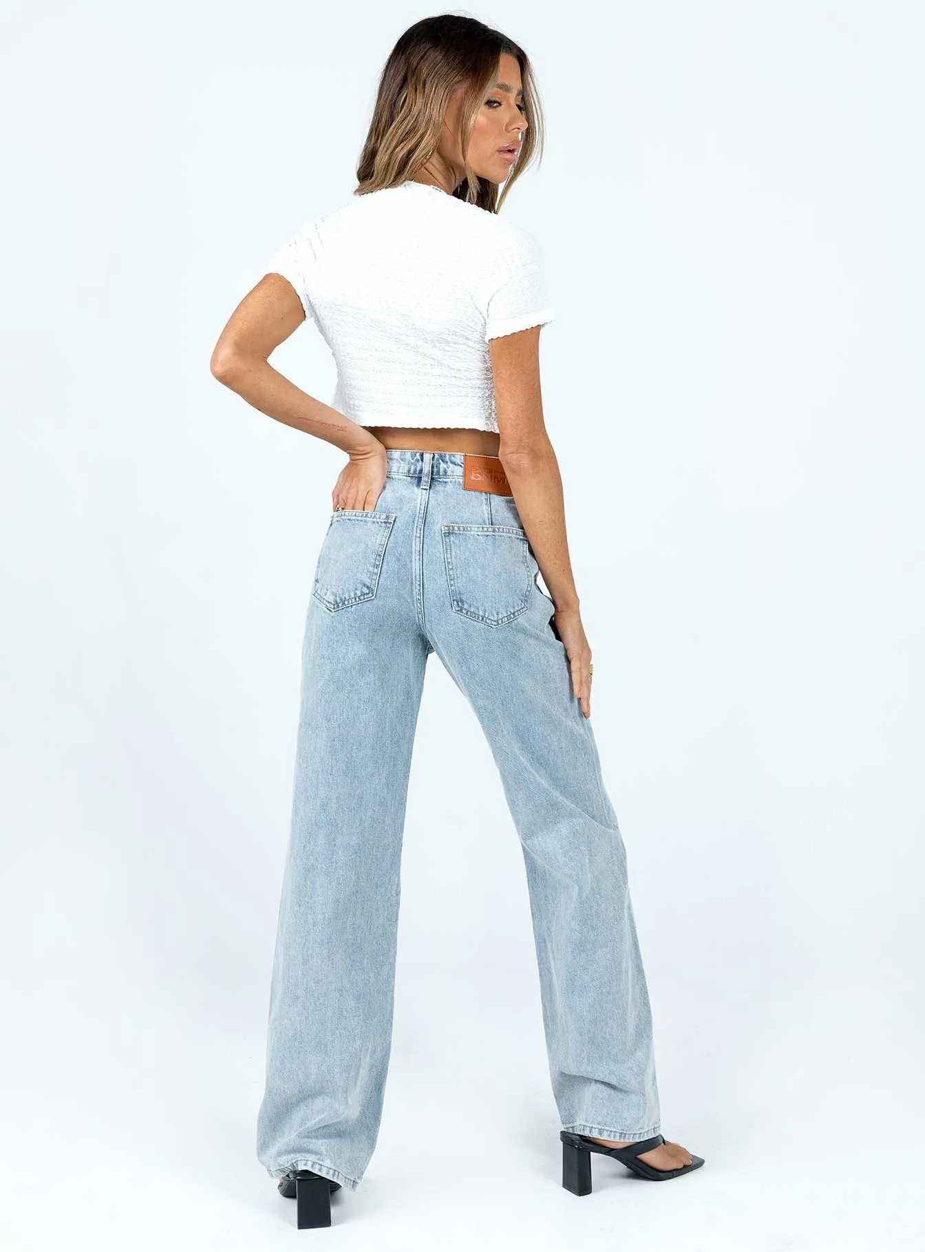 Tessa Straight Jeans Denim Youth Style Weekend Style Rainy Day Clean Aesthetic