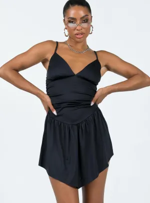 Welsh Mini Dress Black Edge Glow Layer Free