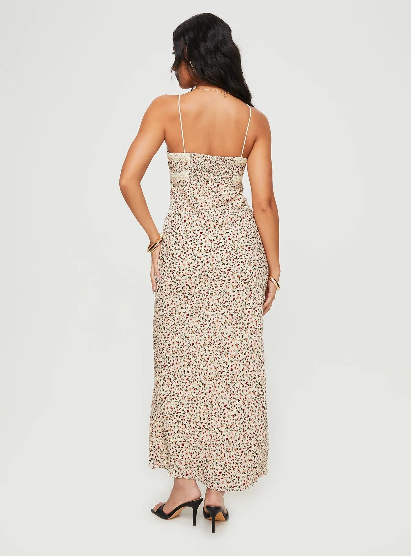 Ethnic Vibe Emily Bias Cut Maxi Dress Floral
