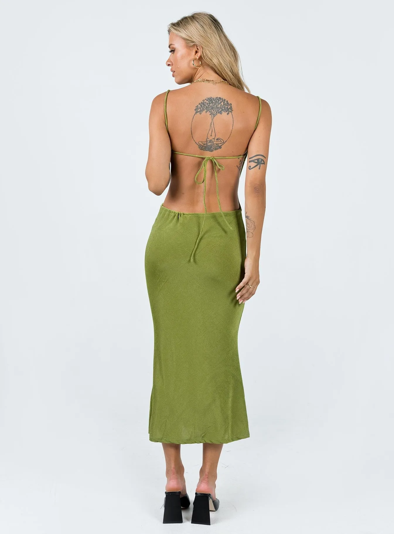 Milpera Maxi Dress Green Harbor View Stage Ready