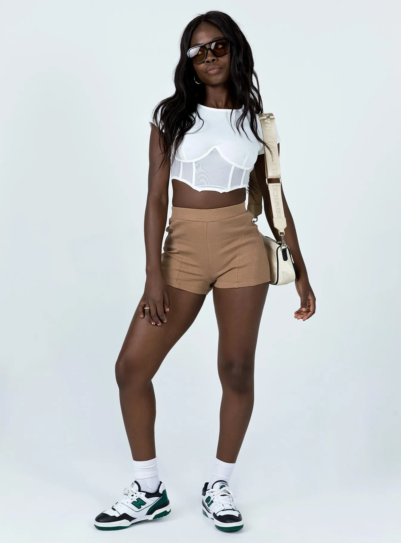 Not Your Baby Corset White oversized but not shapeless StretchFabric