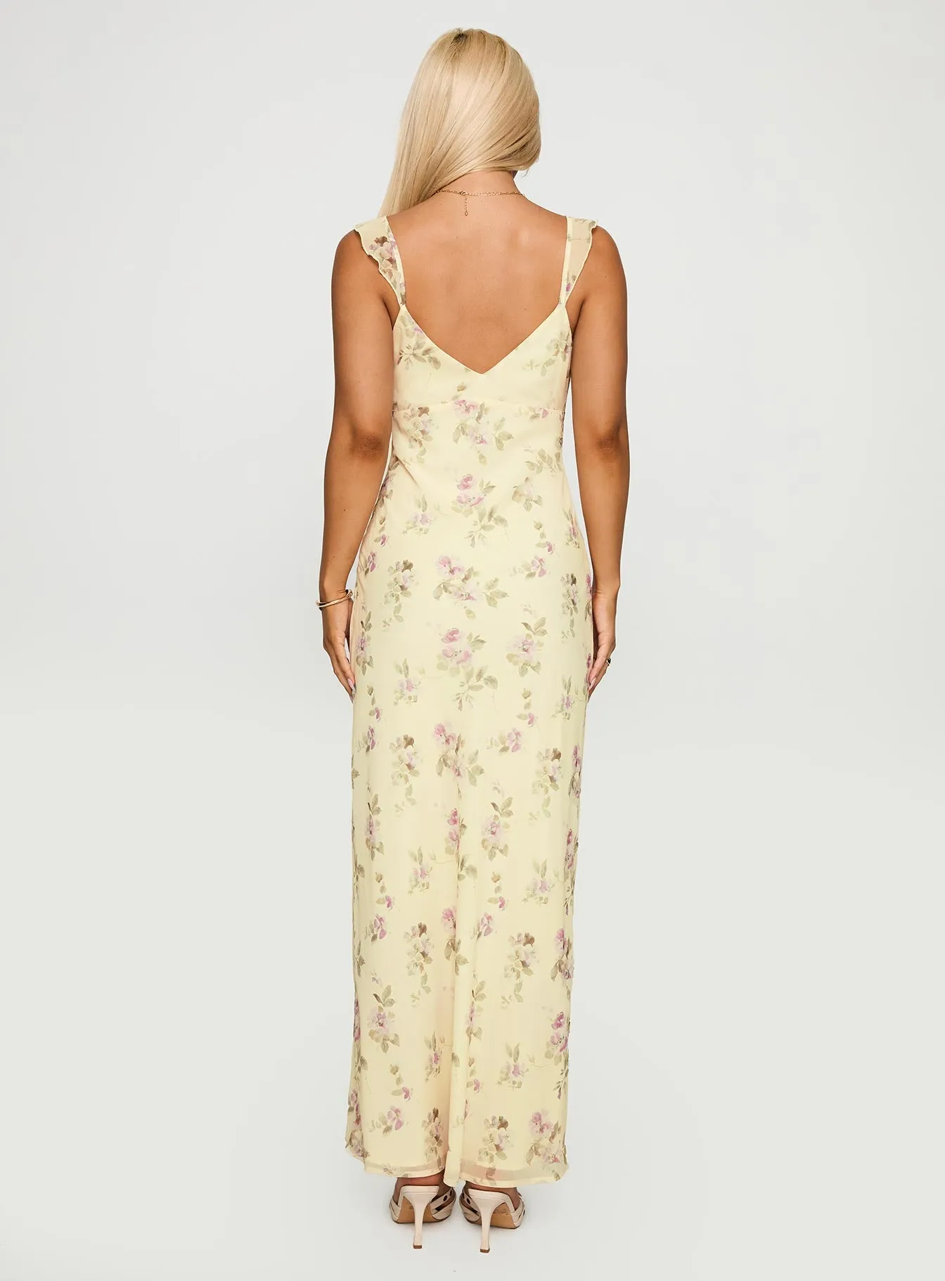 Navy Tone Air Flow Xaverie Maxi Dress Floral