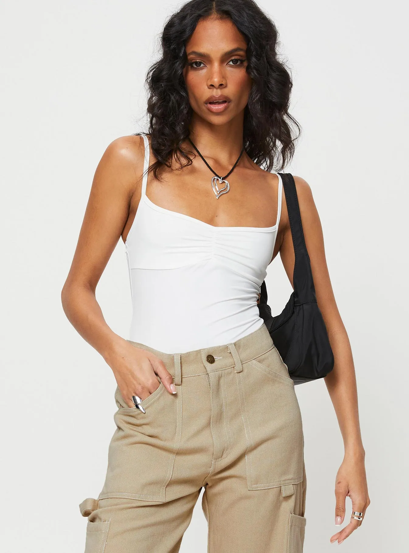 Office Street Linden Bodysuit White
