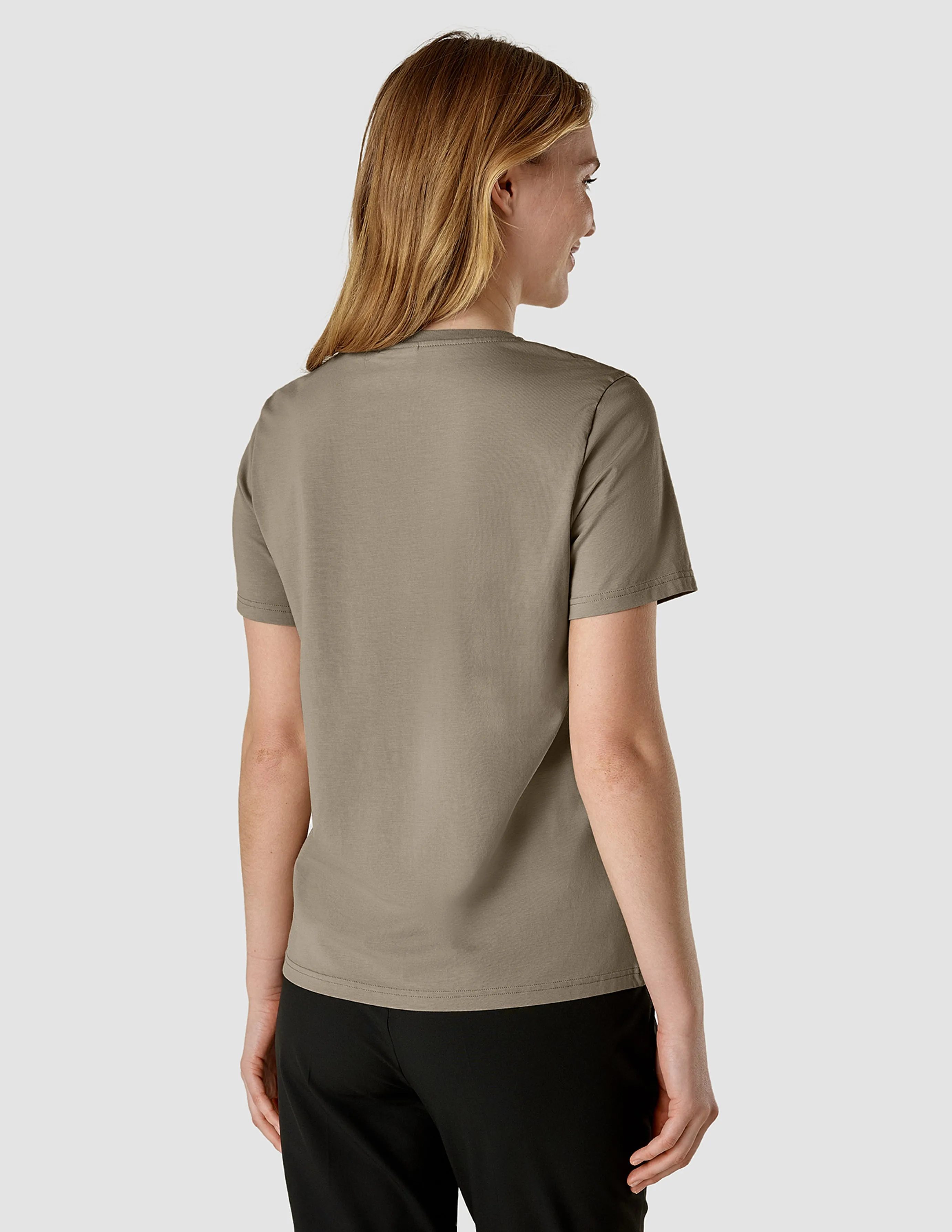 Supima Autograph T-shirt Latte Crystal Soul Layer Light