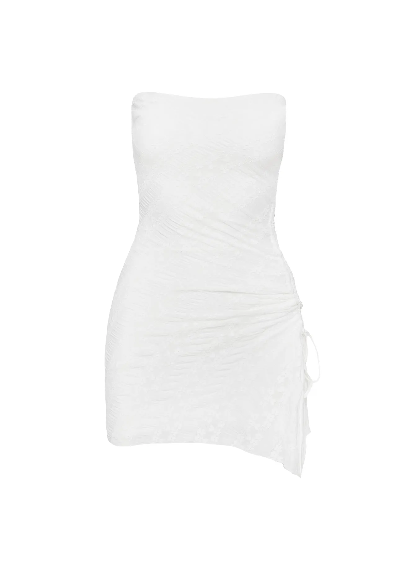 Flattering mini dress for all shapes Donelli Lace Mini Dress White