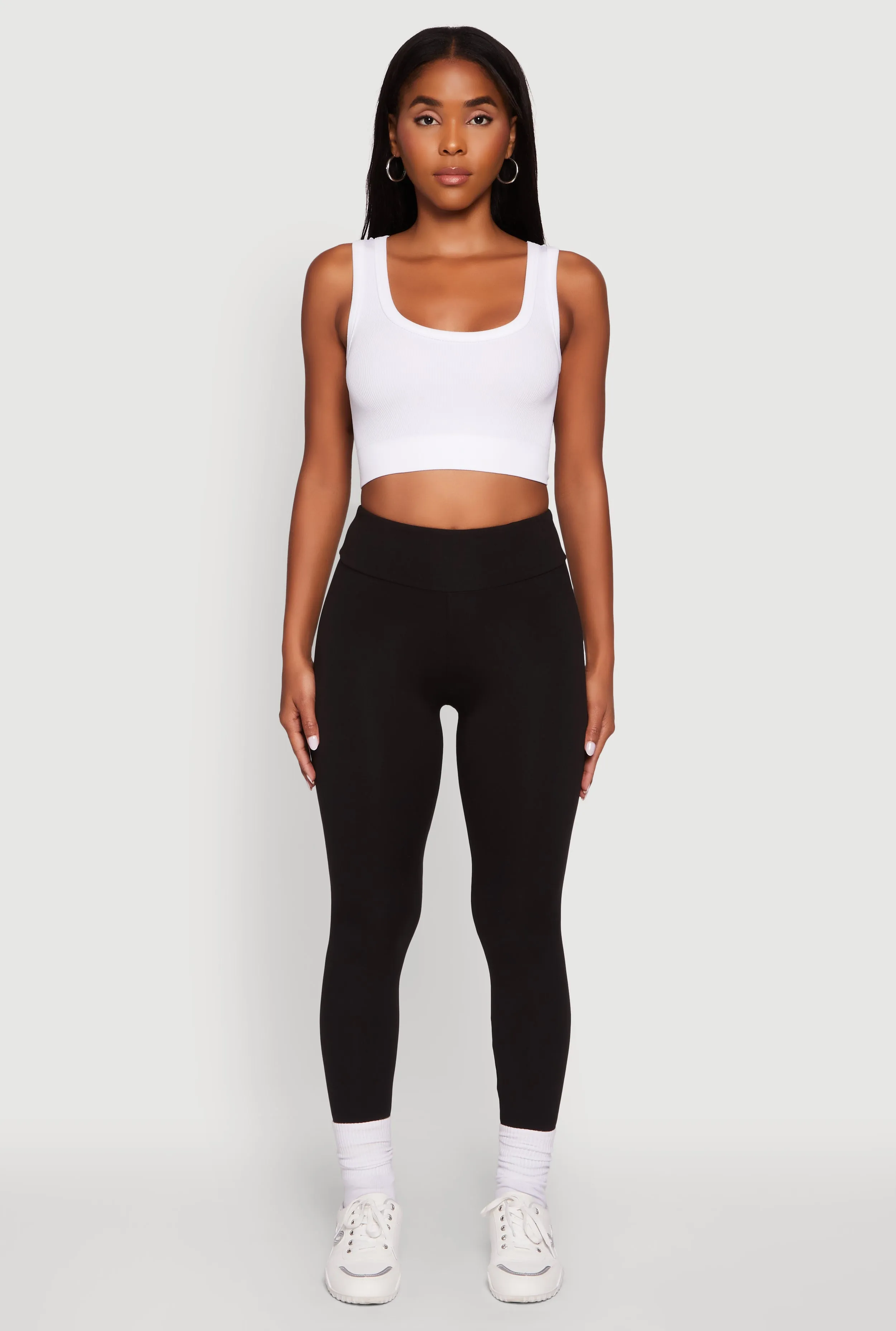 Run Fit Soft Brushed Knit High Waisted Leggings