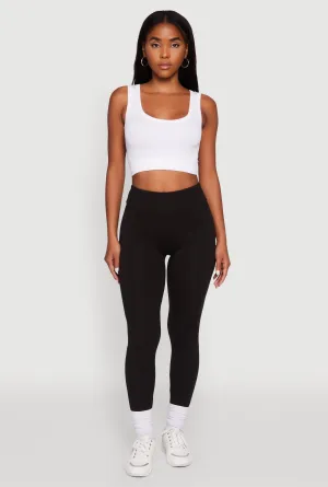 All Activity Grip Band Soft Brushed Knit High Waisted Leggings