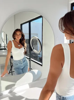 Rehna Bodysuit White Beach Comfy