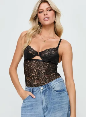 Skylar Bodysuit Black Classic Vivid