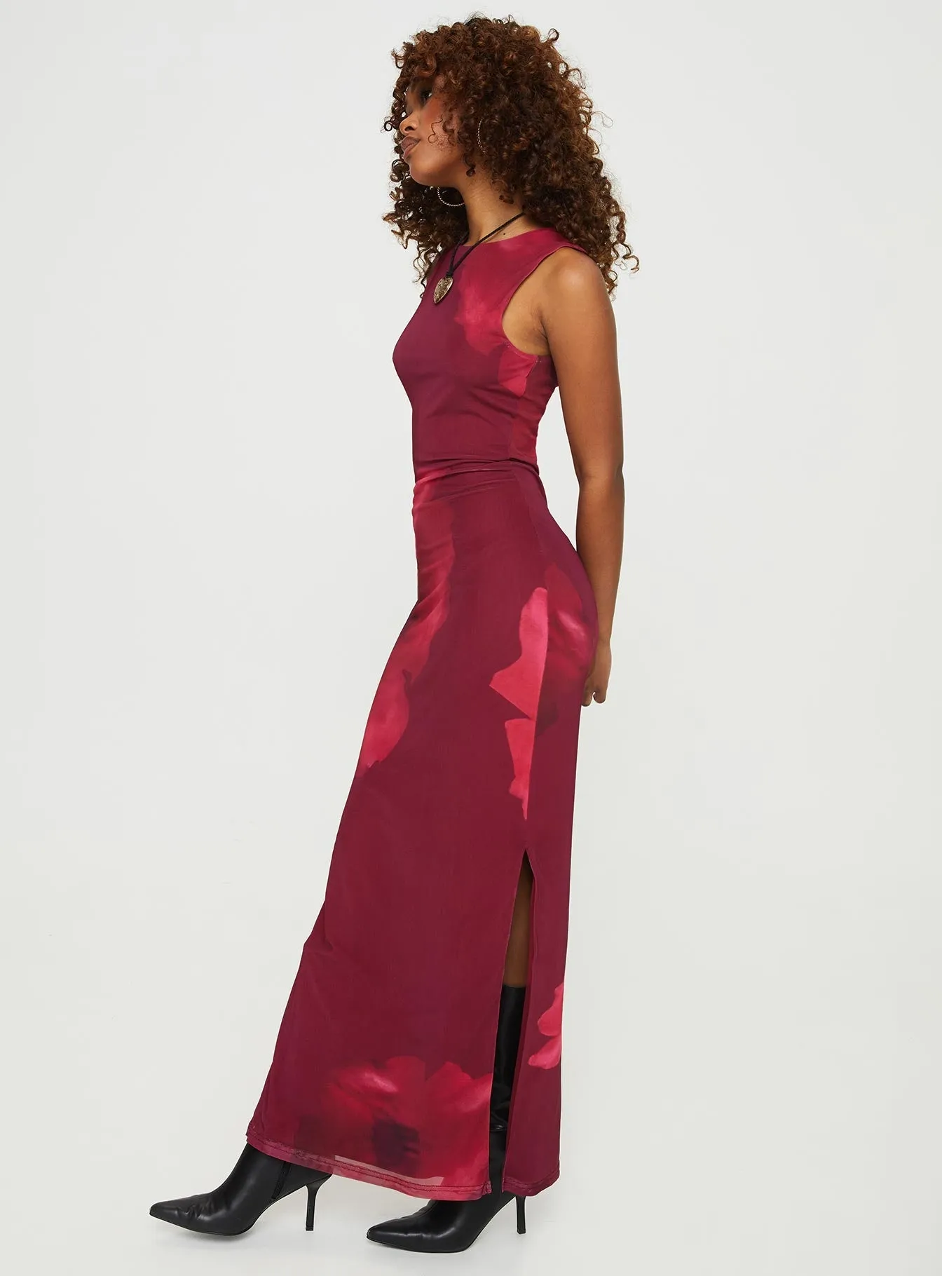 Mountain Day Rudy Maxi Dress Burgundy