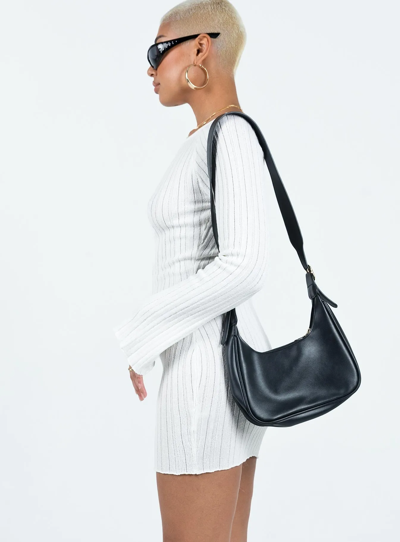 Summer Vibes Santorini Knit Mini Dress White