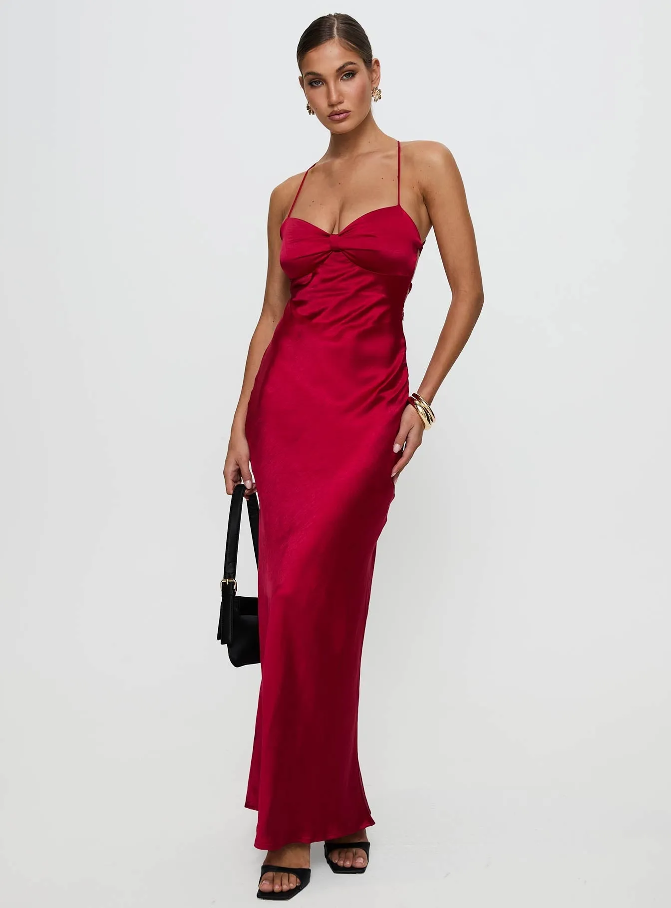 Kristelle Maxi Dress Red Vibrant boho dress