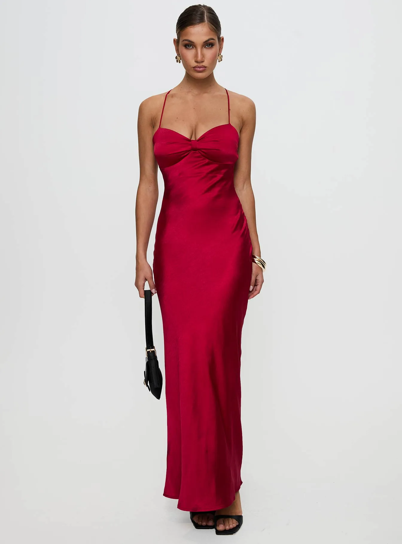Petal Path Wild Air Kristelle Maxi Dress Red