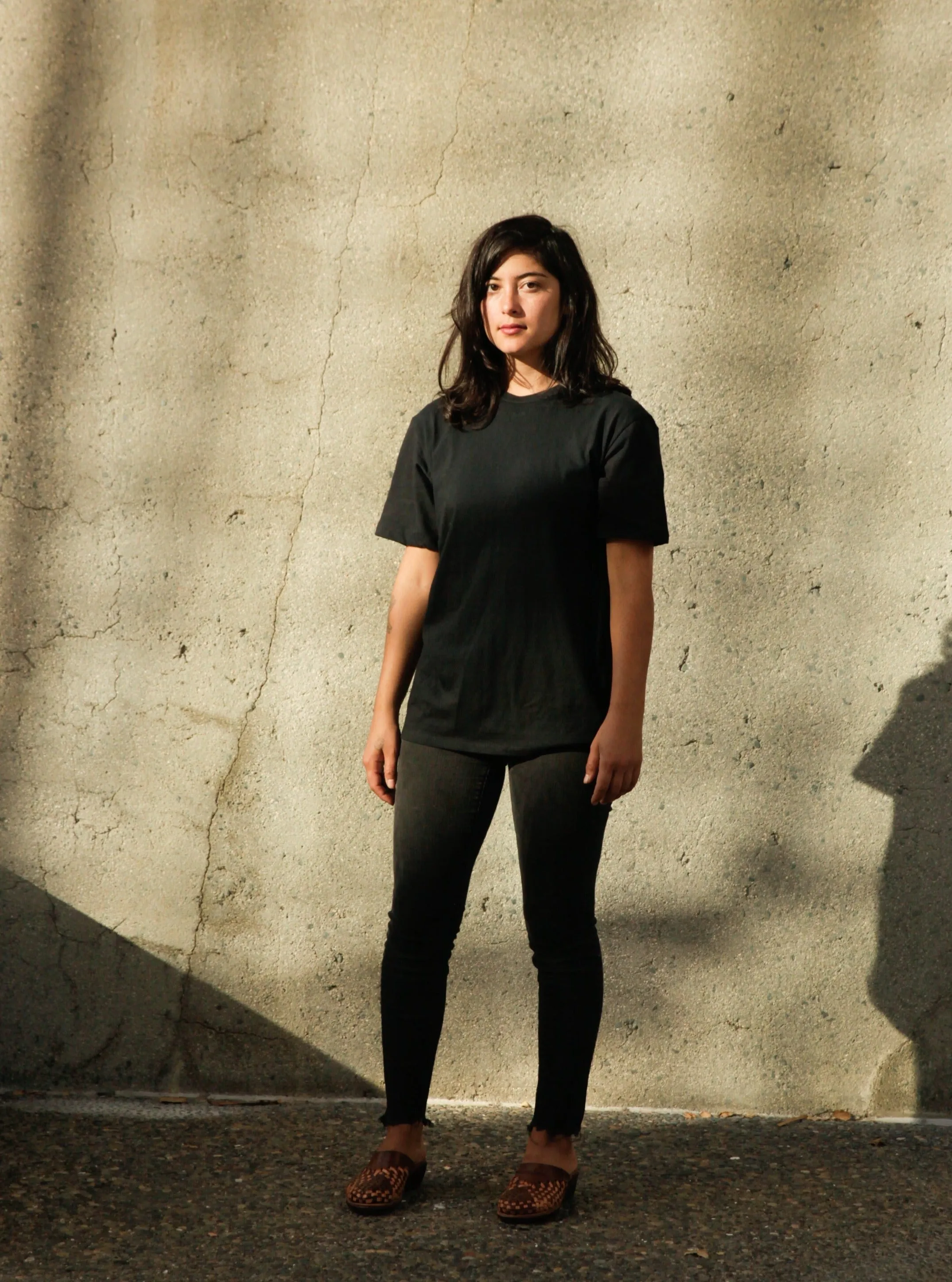 Women's Organic Unisex Style Crew Tee - Black Harbor Style