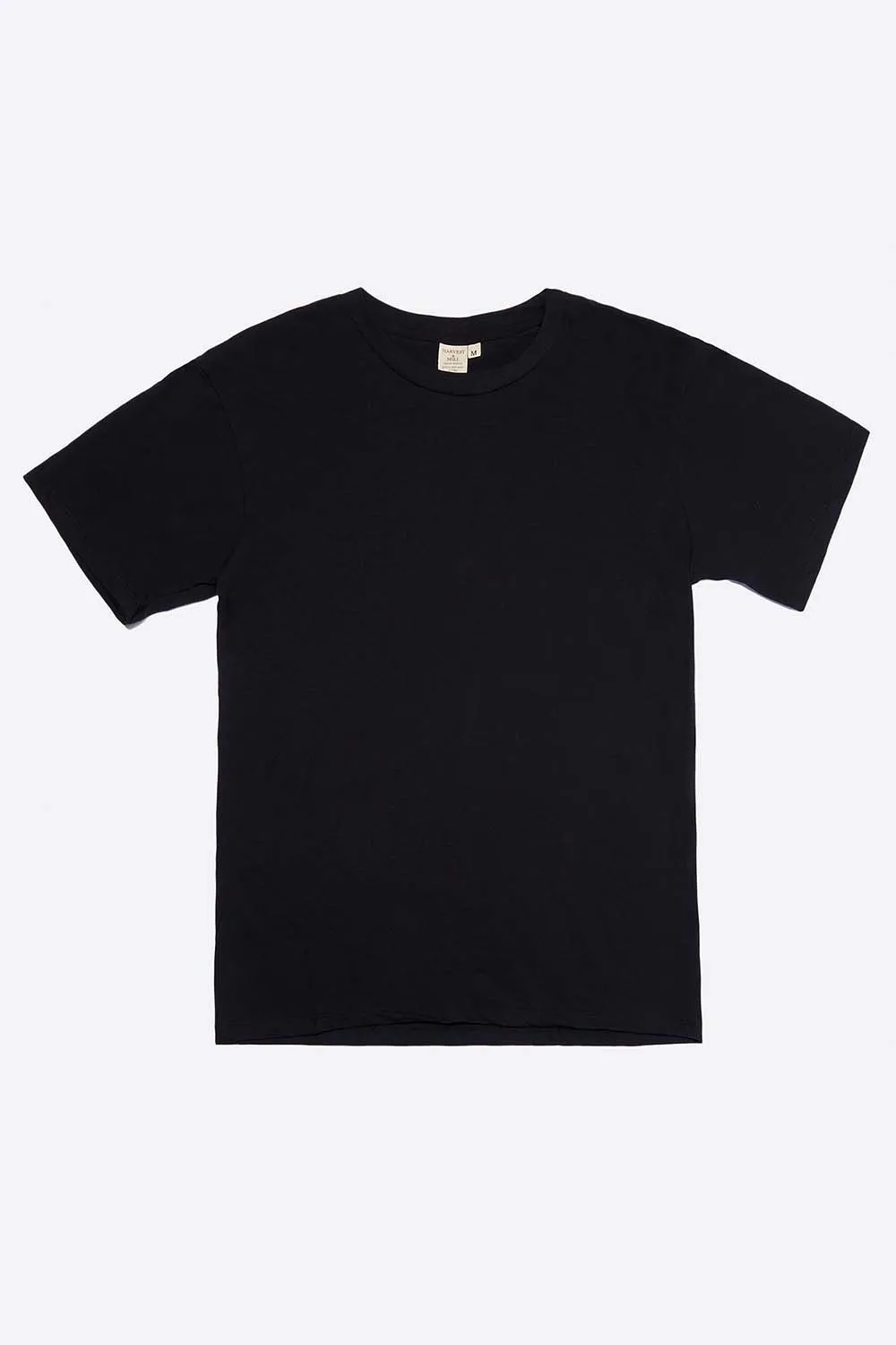 Women's Organic Unisex Style Crew Tee - Black OdorControl Technology Crown Fit