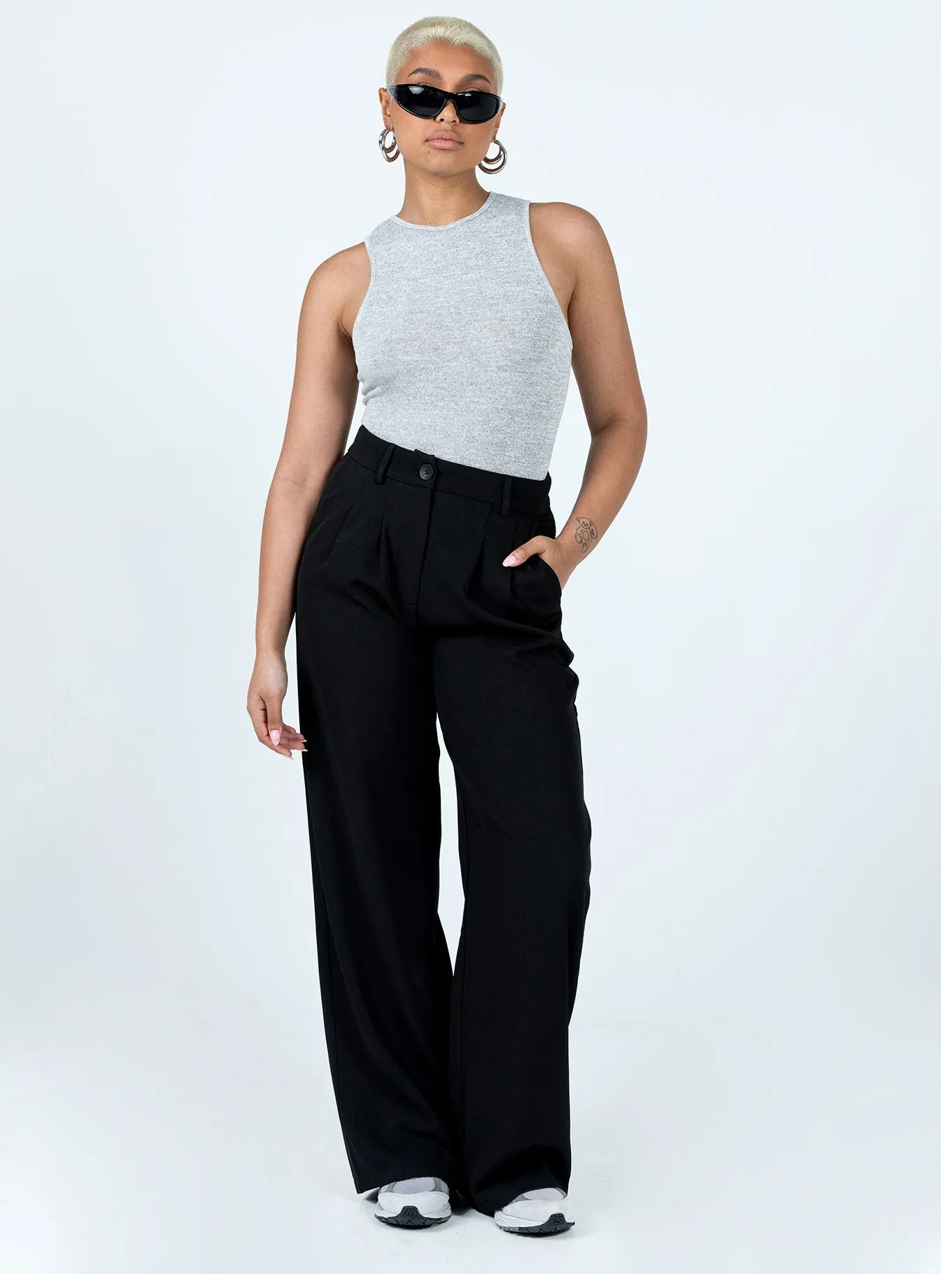 Duval Bodysuit Light Grey Smart Model Night Traveler