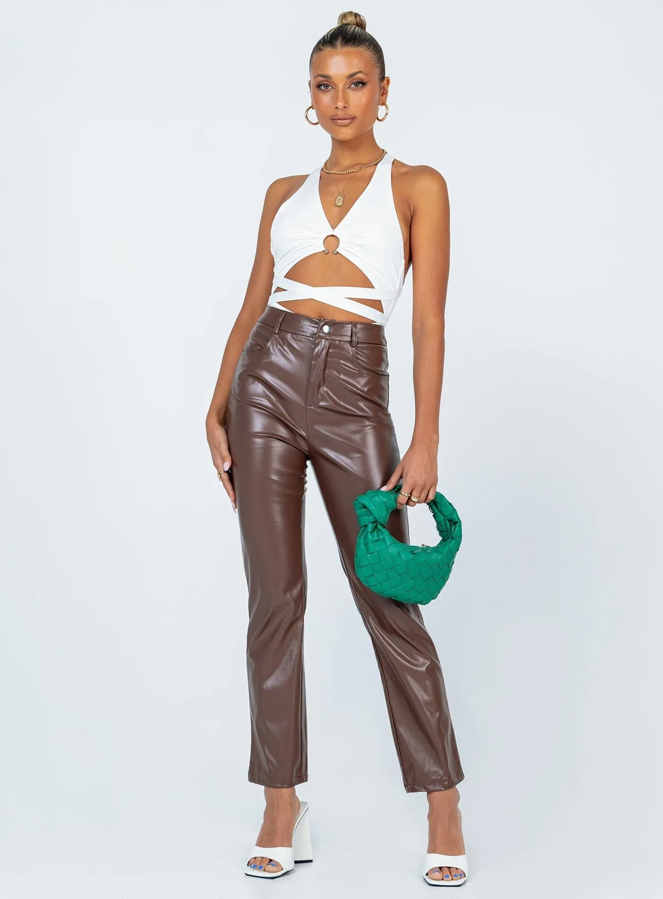 Elon Bodysuit White Bold Charming Urban Natural