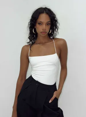 Karlah Bodysuit White Night Traveler Essential Everyday