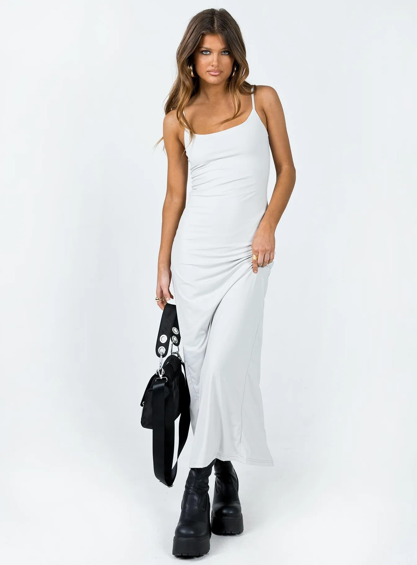 Purple Mist Sun Bay Balwyn Maxi Dress Grey
