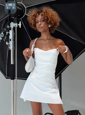 Stage Light Bradwell Strapless Mini Dress White