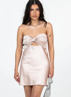 Trendy weekend dress Shellie Mini Dress Pink Petite