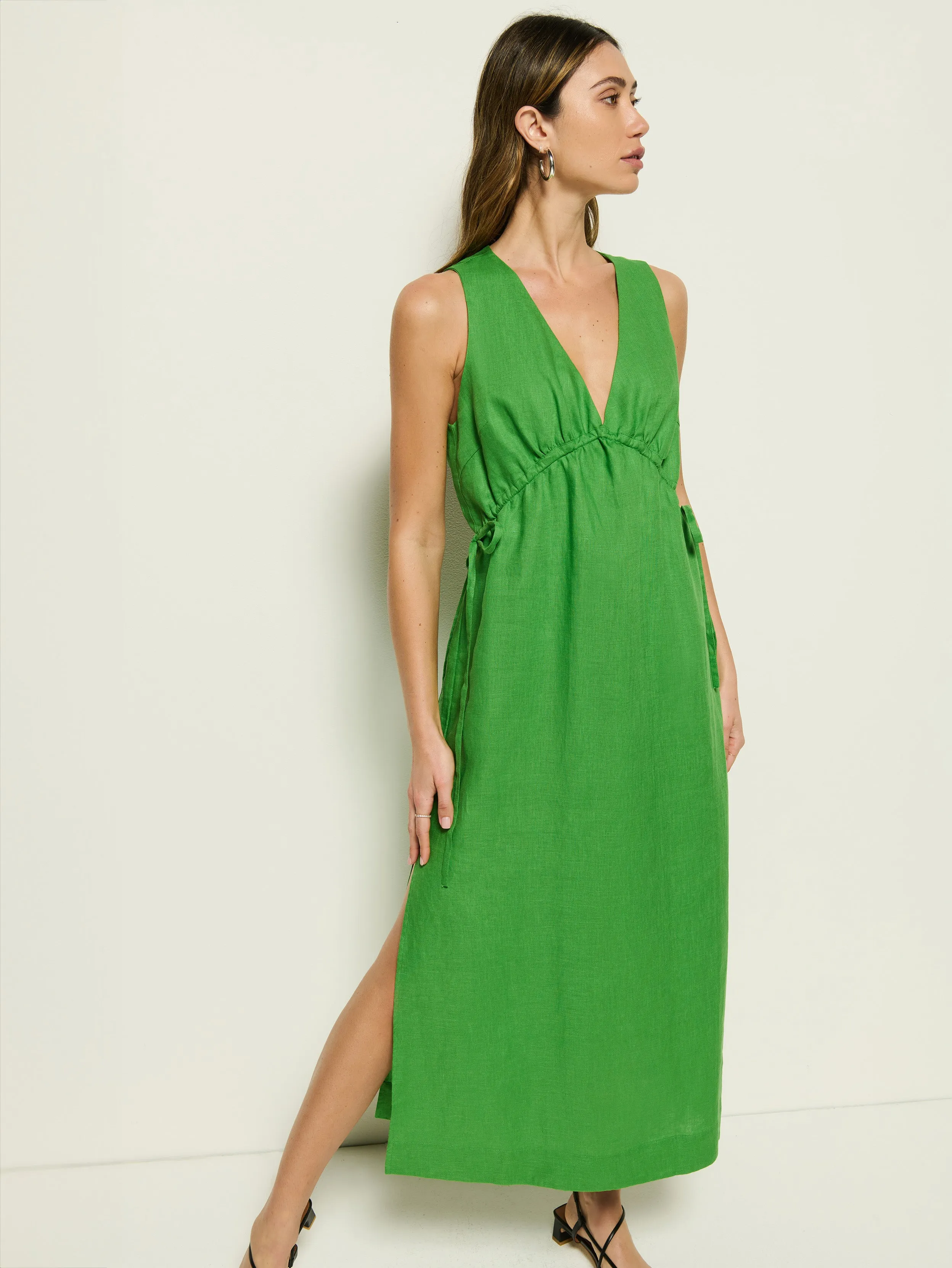 Haydee Midi Dress Practical travel midi Soft draping fabric dress
