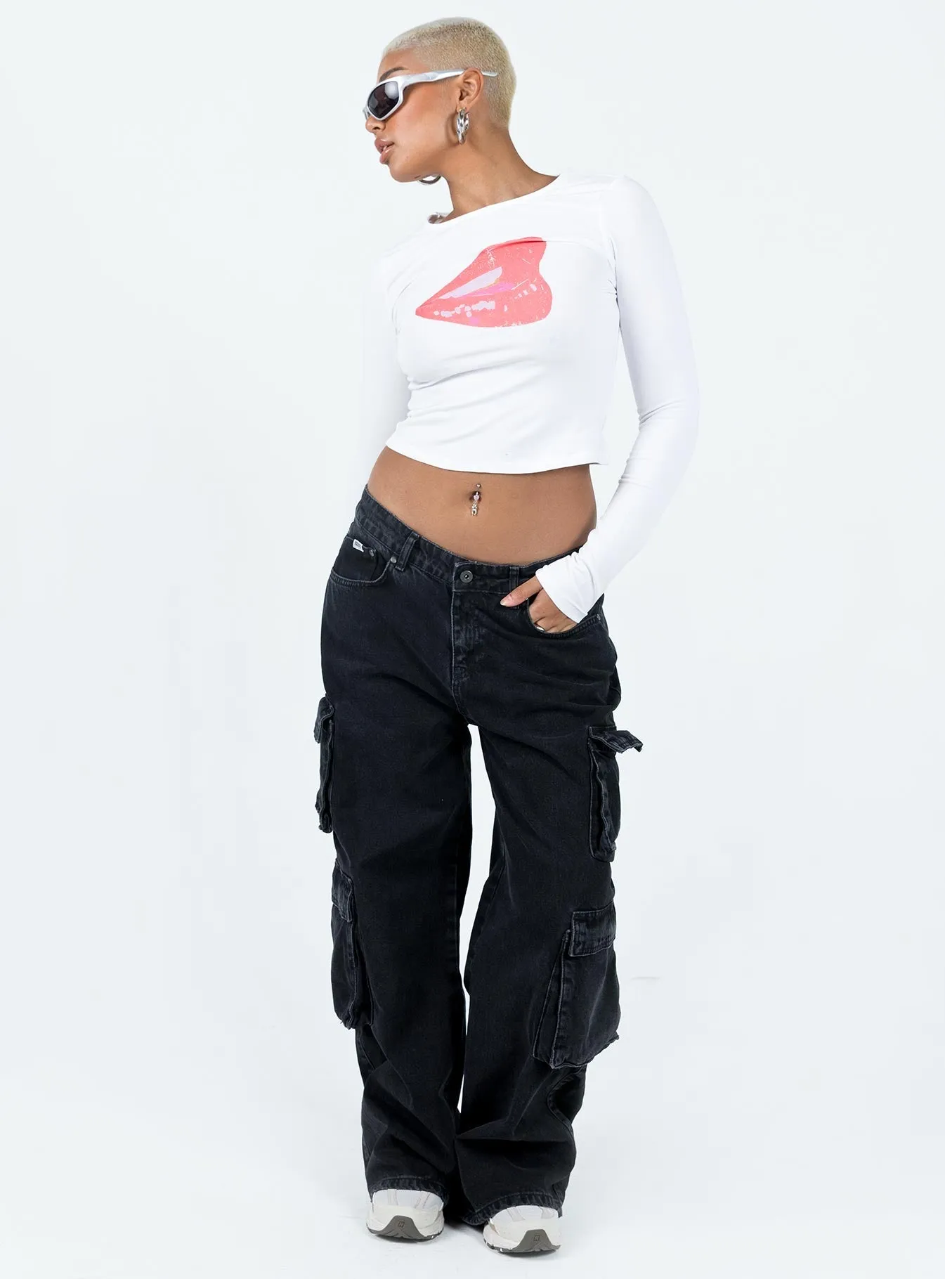Simple Attire Bold Look Parent Style The Ragged Priest Black Combat Jeans Charcoal