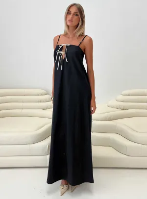 Belong Together Maxi Dress Black Feather Glow