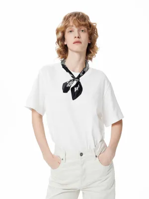 Front Slogan Cotton T-shirt Sporty Comfort Wear UltraSoftBrushedInterior