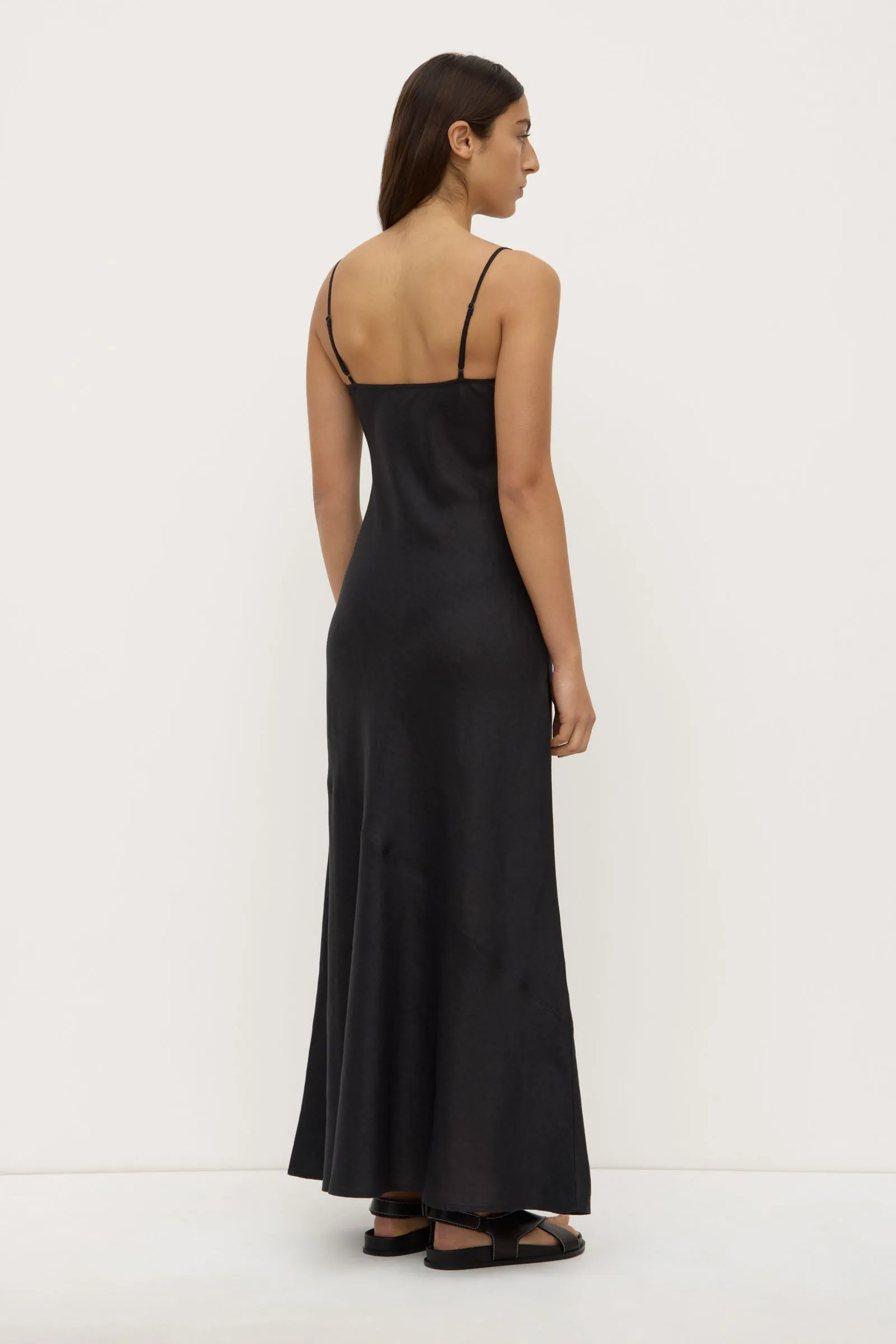 Digital Glow Colette Linen Slip Dress