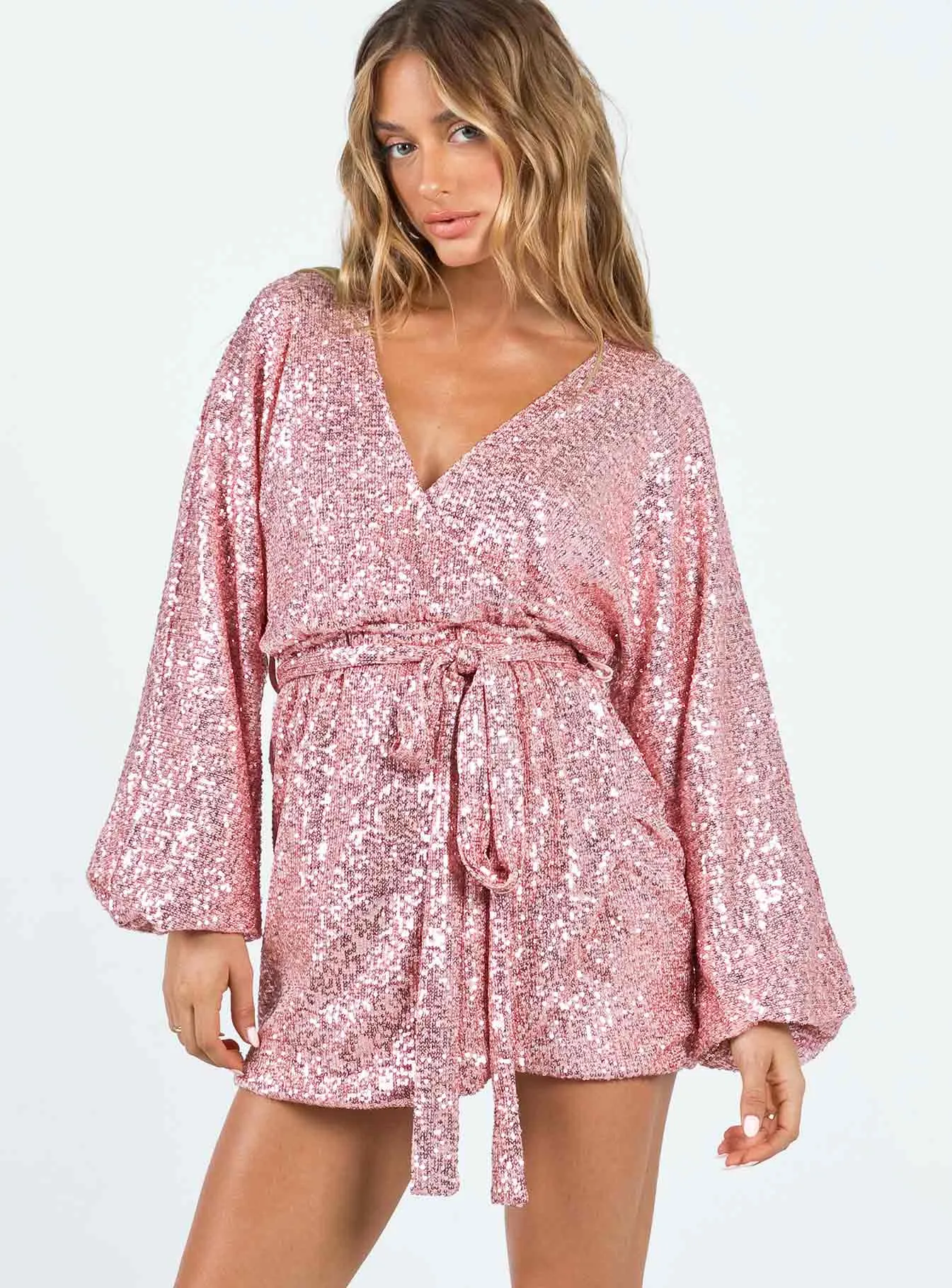 Glow Rush Dancing Queen Mini Dress Pink