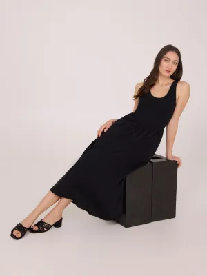 Chic and Simple 2-Fer Midi Tank Dress