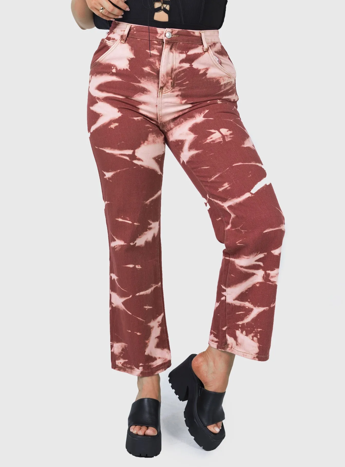 James Denim Jeans Red Balanced Look