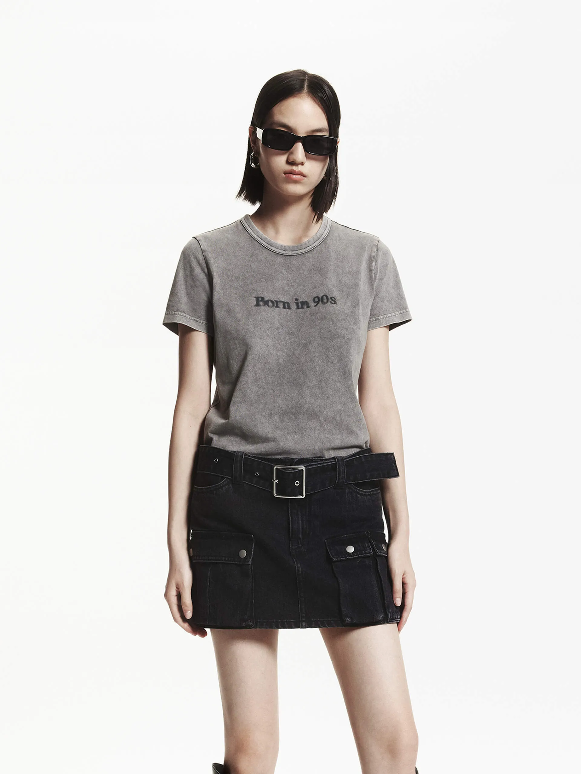 AntiPillingTreatment Front Logo Cotton T-shirt