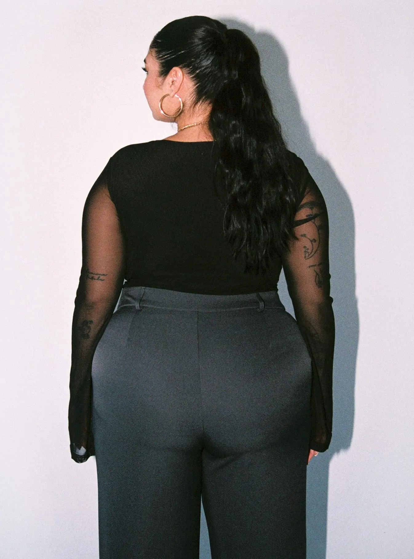 Jacob Long Sleeve Bodysuit Black Curve Holiday Active