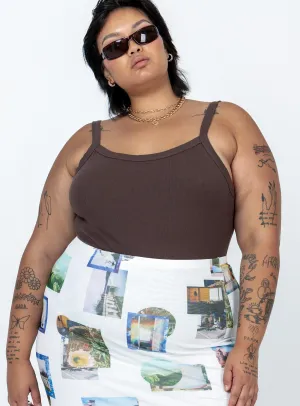Gym Picnic Lindsey Bodysuit Brown Curve