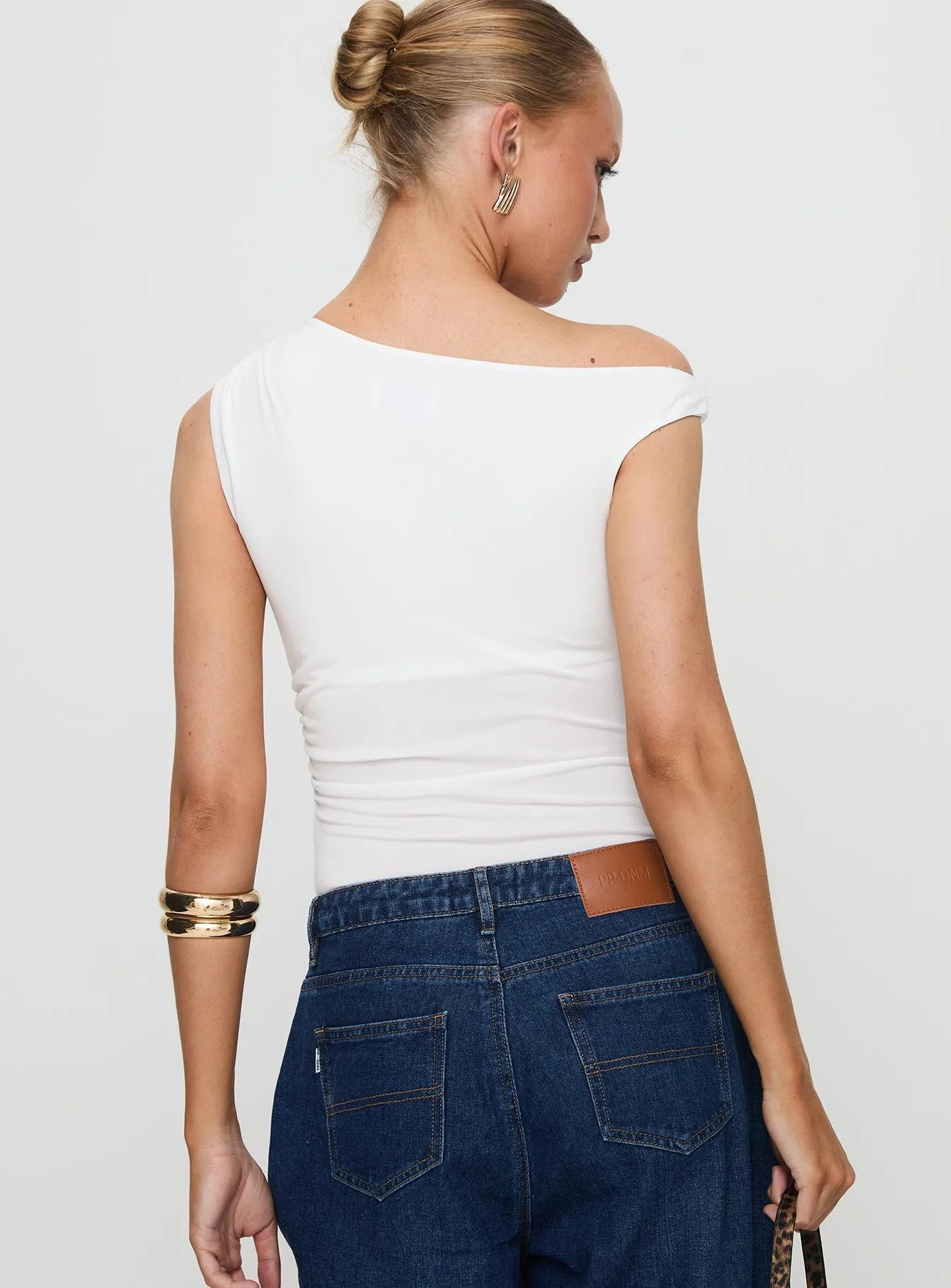 Bold Lightweight Miyako Bodysuit White
