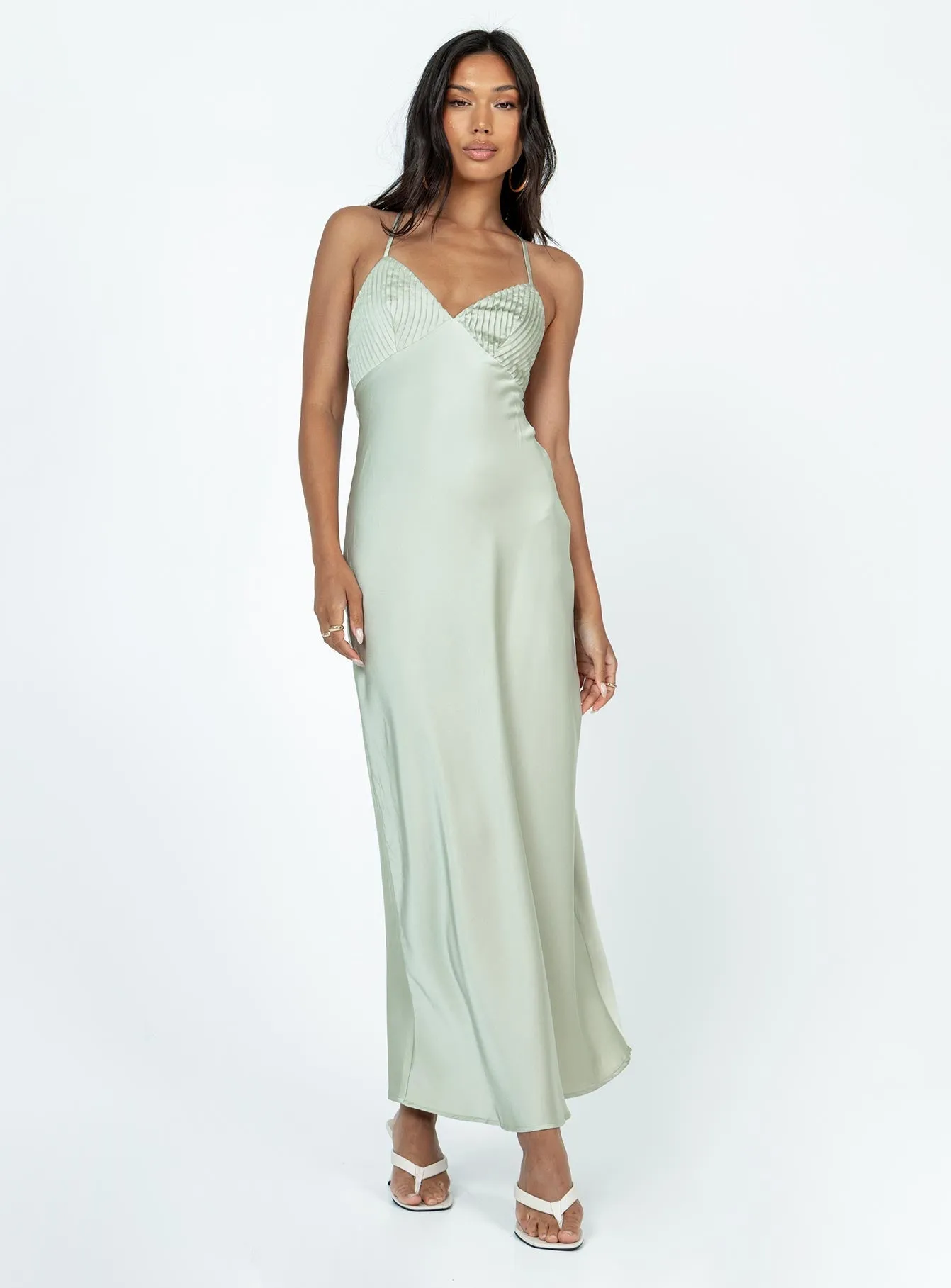 This maxi dress offers a comfortable and flattering fit for any occasion Dennings Maxi Dress Sage