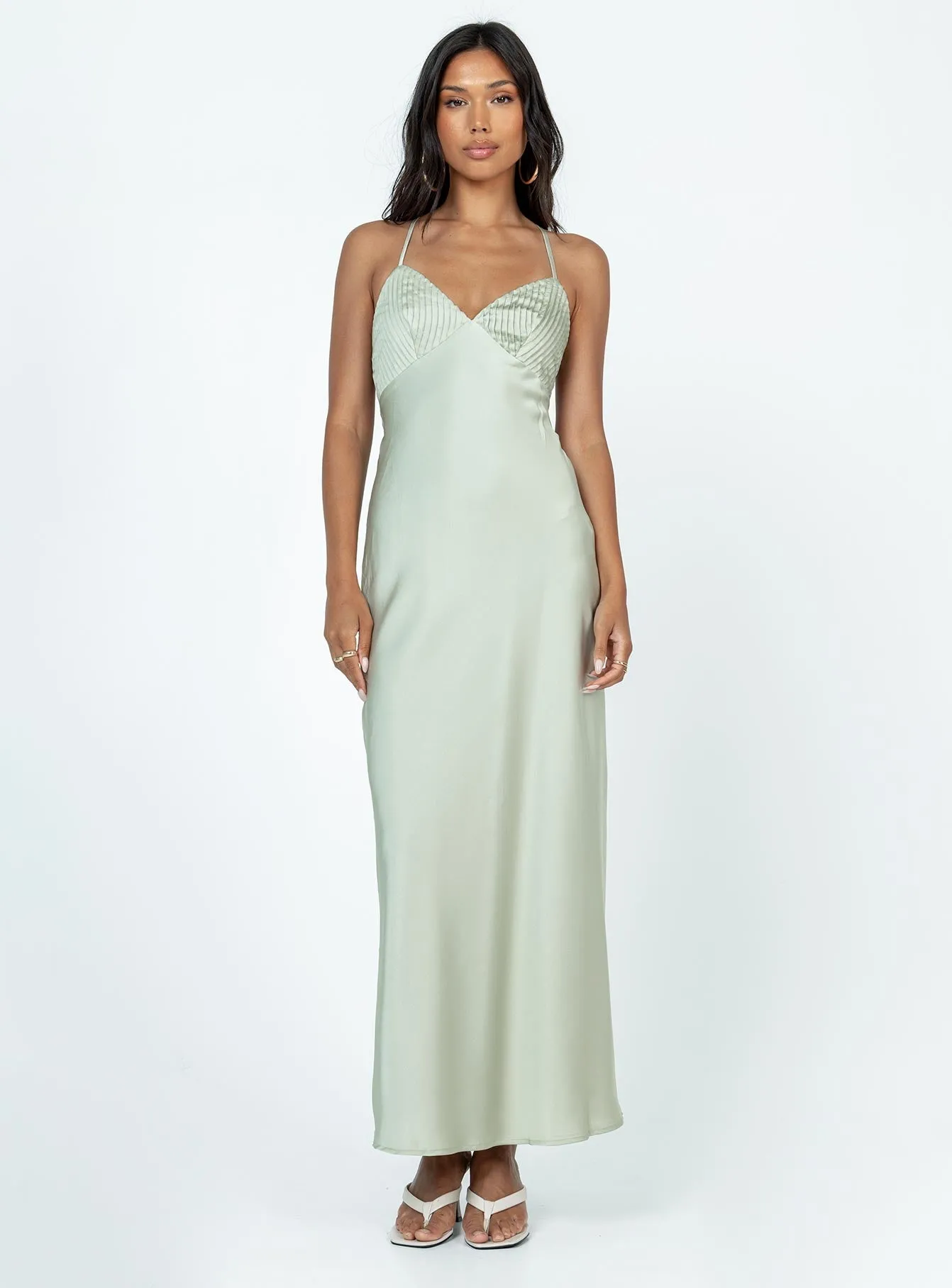 Dennings Maxi Dress Sage Port Lane Breezy resort maxi