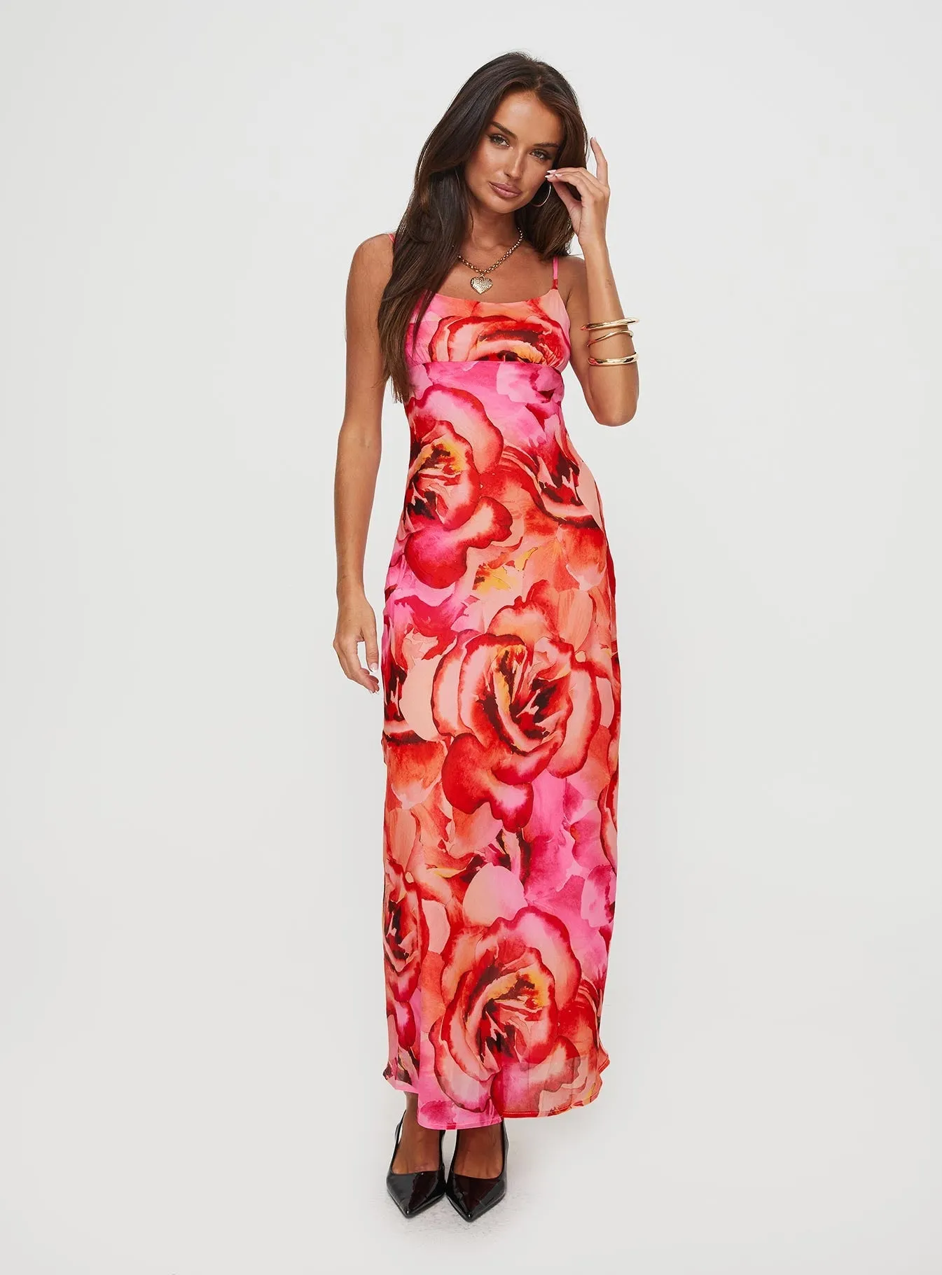 Sersi Maxi Dress Multi Palm Shade