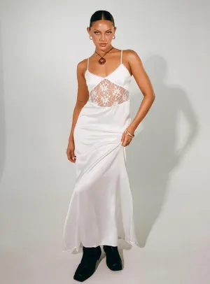 Roselle Maxi Dress White Park Date
