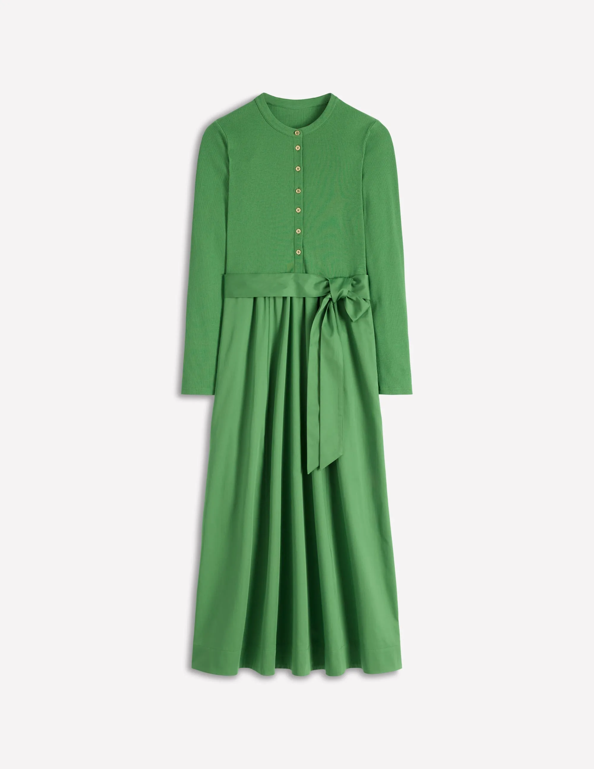 Perfect Fit Button Detail Mix Dress-Fairway