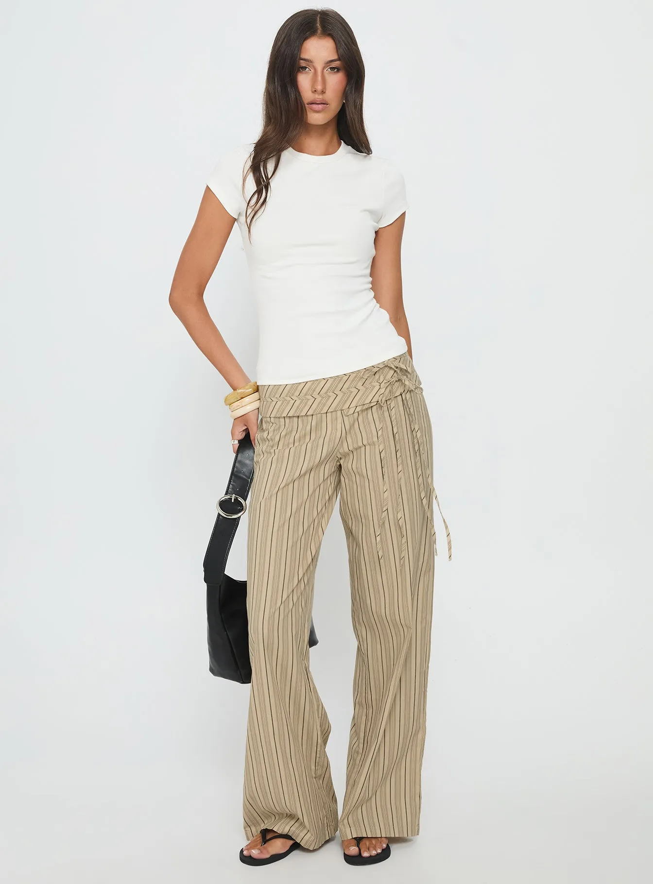 Bold colors Everyday Fashion Look Baseline Longline Rib Top White
