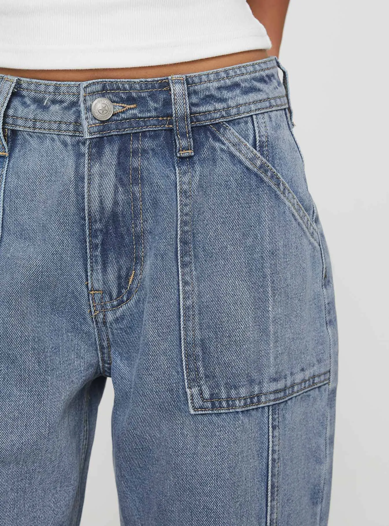 Big Reputation Jeans Light Blue Wash Spring Attire