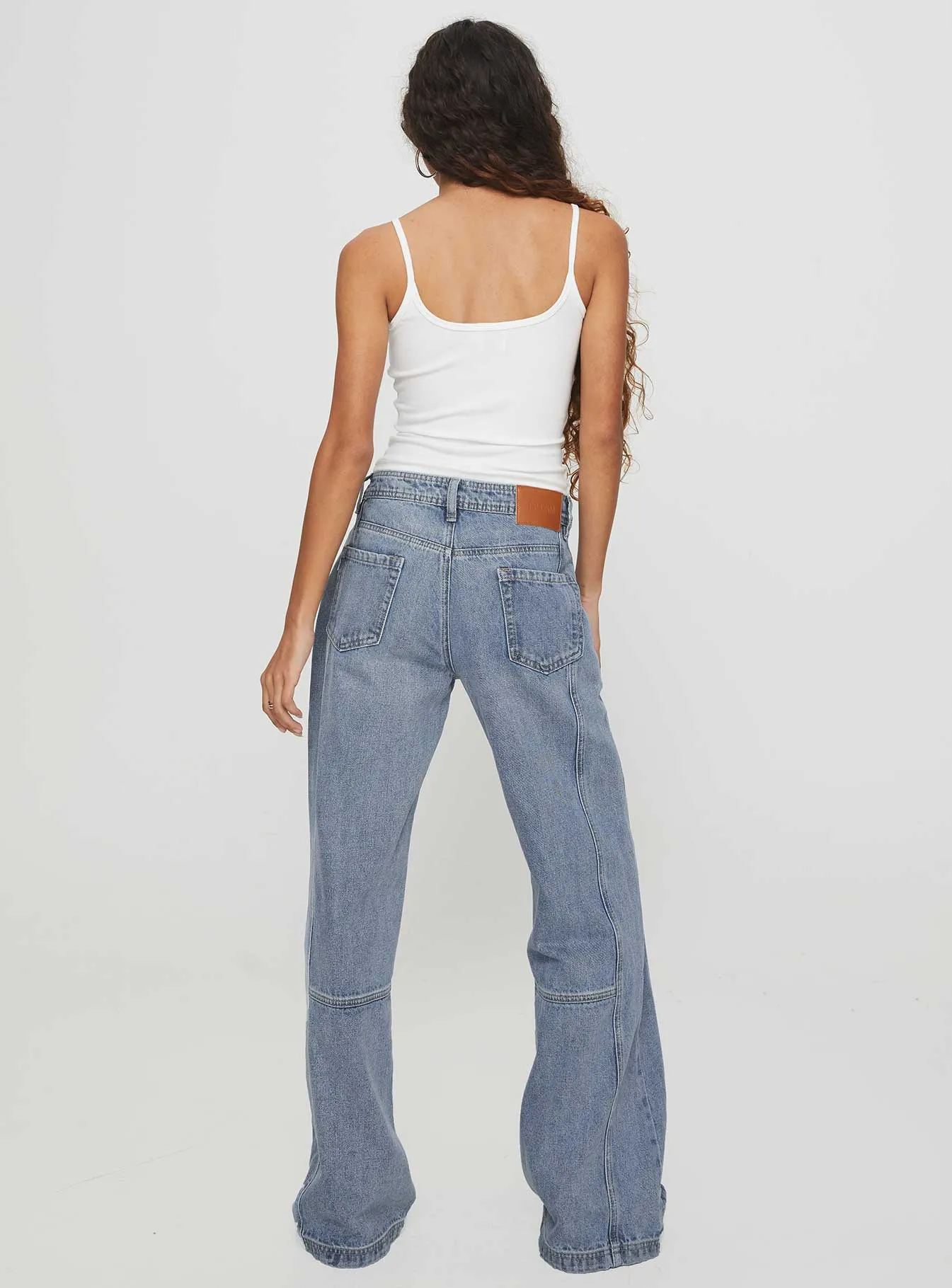 Big Reputation Jeans Light Blue Wash Street Fashion Casual Winter Warmth