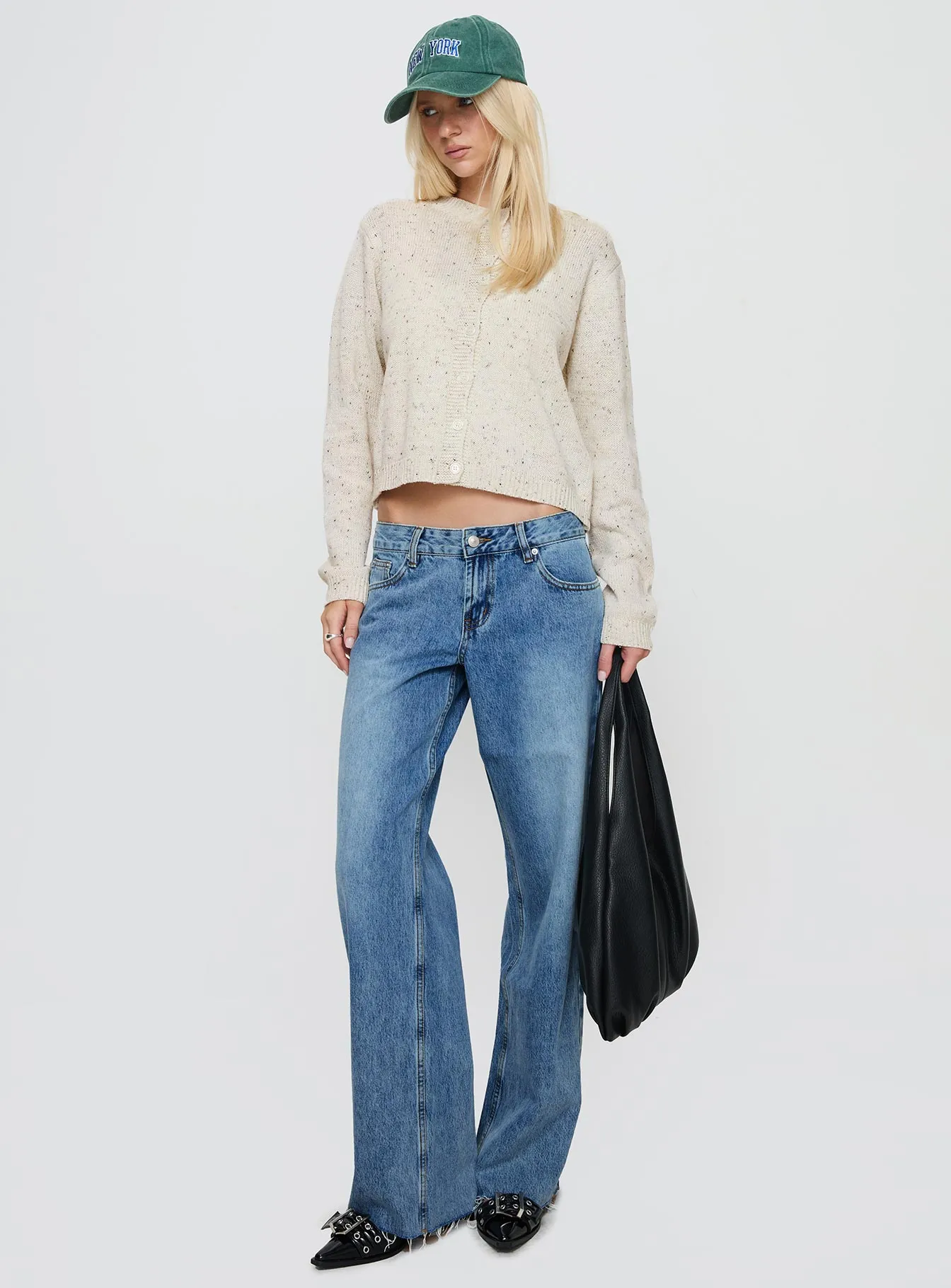 Sabryna Low Rise Straight Leg Jeans Blue Chill Style Modern Minimalist Stretch
