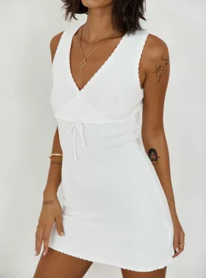 Lightweight mini dress Club look Bernier Mini Dress White